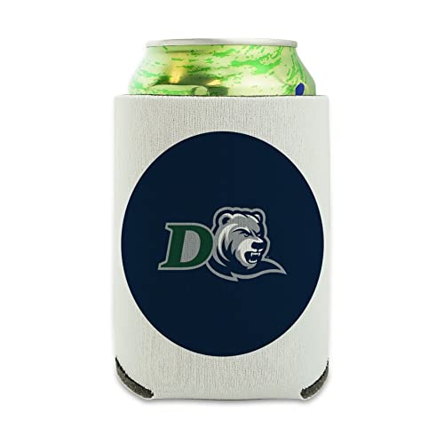 Drew University Primary Logo Can Cooler - Drink Sleeve Hugger Collapsible Insulator - Beverage Insulated Holder