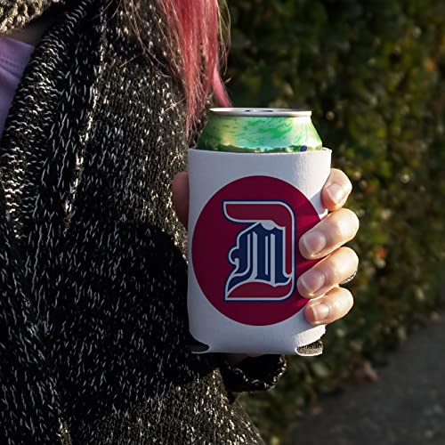 University of Detroit Mercy Primary Logo Can Cooler - Drink Sleeve Hugger Collapsible Insulator - Beverage Insulated Holder