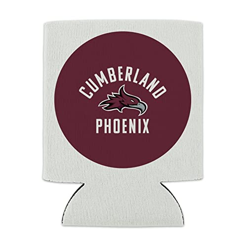Cumberland University Phoenix Logo Can Cooler - Drink Sleeve Hugger Collapsible Insulator - Beverage Insulated Holder