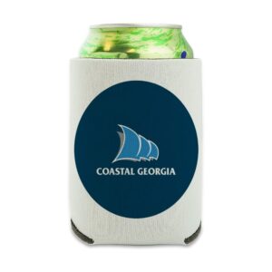 college of coastal georgia primary logo can cooler - drink sleeve hugger collapsible insulator - beverage insulated holder