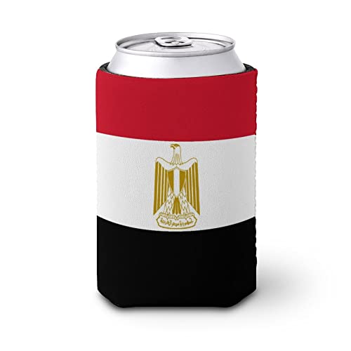 2 PCS Egypt Flag Can Cooler Party Gift Beer Drink Coolers Coolies