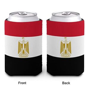 2 PCS Egypt Flag Can Cooler Party Gift Beer Drink Coolers Coolies