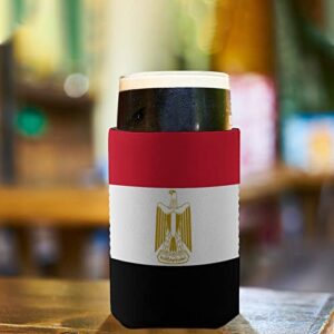 2 PCS Egypt Flag Can Cooler Party Gift Beer Drink Coolers Coolies