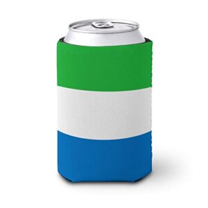 2 pcs sierra leone flag can cooler party gift beer drink coolers coolies