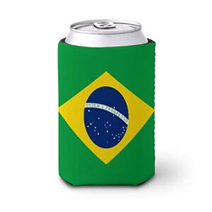 2 pcs brazilian flag can cooler party gift beer drink coolers coolies