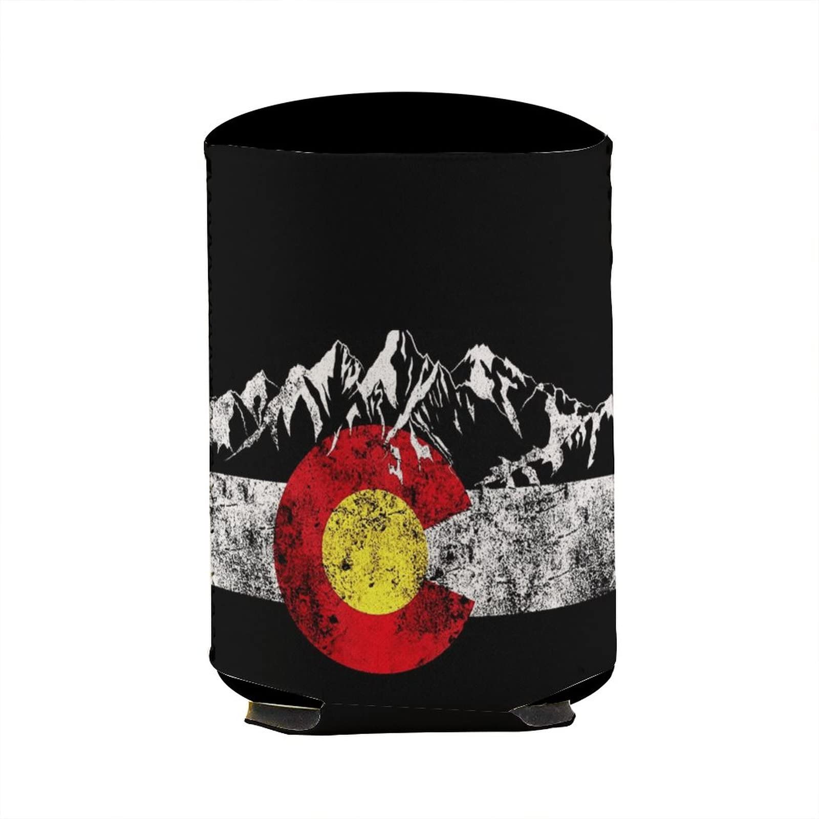2 PCS Colorado Flag Moutain Can Cooler Party Gift Beer Drink Coolers Coolies