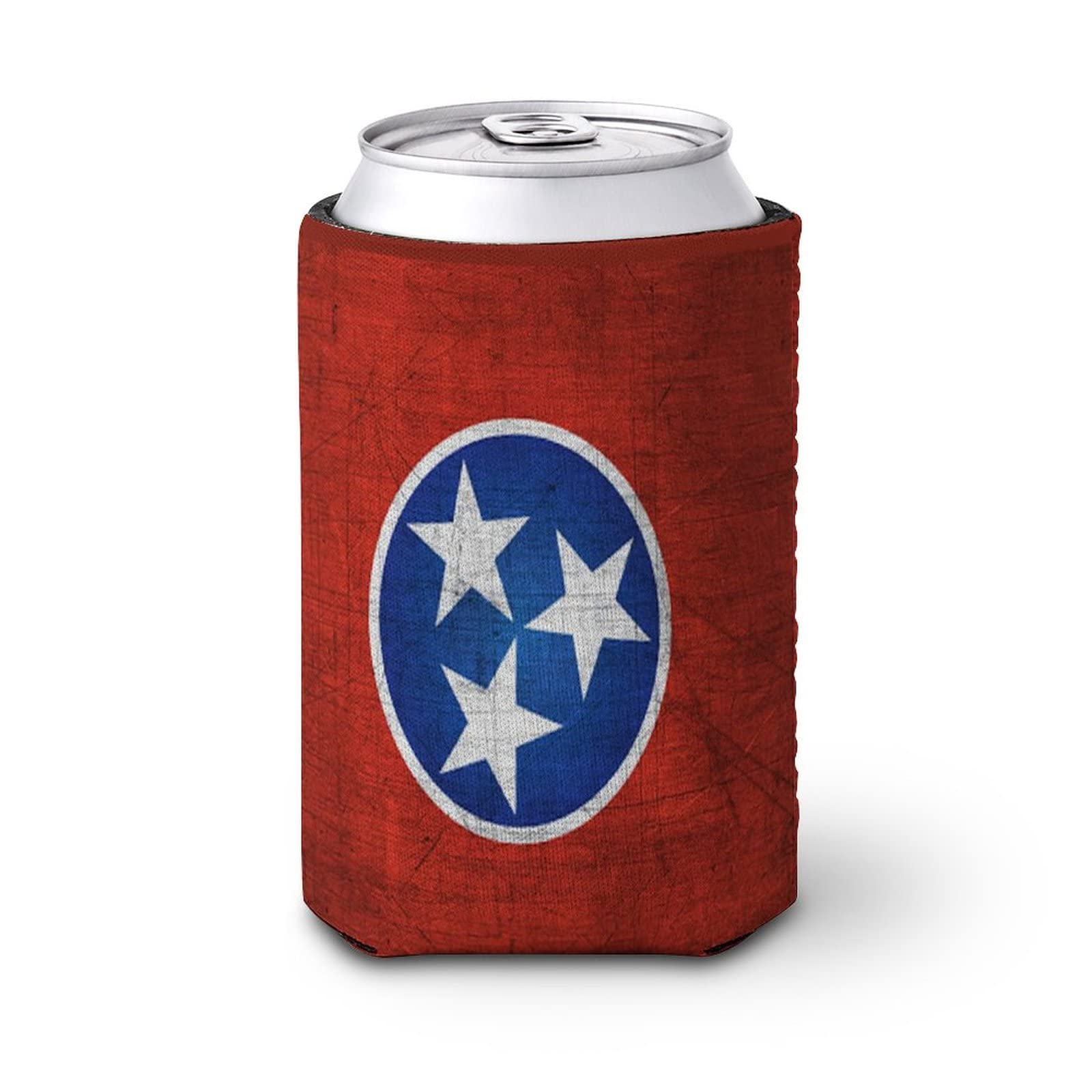 2 PCS Tennessee State Flag Can Cooler Party Gift Beer Drink Coolers Coolies