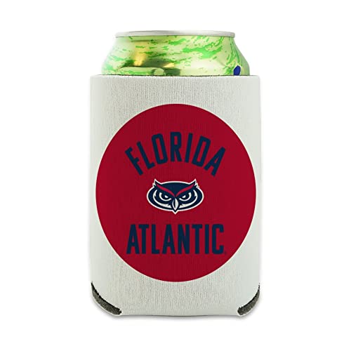 Florida Atlantic University Owls Can Cooler - Drink Sleeve Hugger Collapsible Insulator - Beverage Insulated Holder