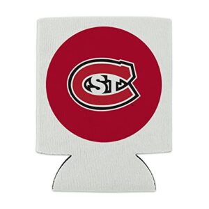 St. Cloud State University Primary Logo Can Cooler - Drink Sleeve Hugger Collapsible Insulator - Beverage Insulated Holder