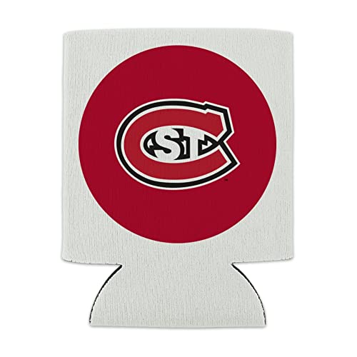 St. Cloud State University Primary Logo Can Cooler - Drink Sleeve Hugger Collapsible Insulator - Beverage Insulated Holder