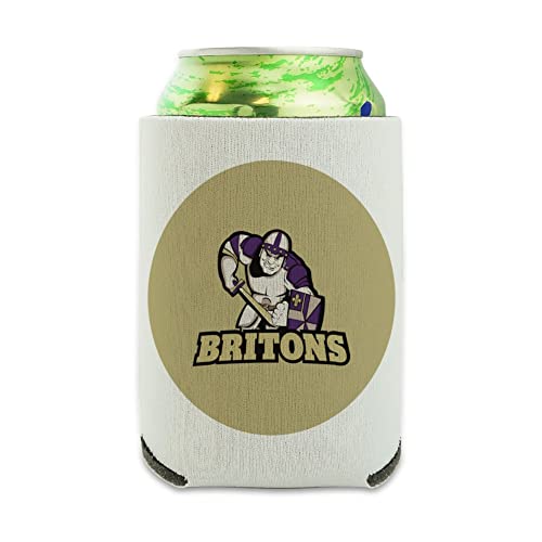 Albion College Secondary Logo Can Cooler - Drink Sleeve Hugger Collapsible Insulator - Beverage Insulated Holder