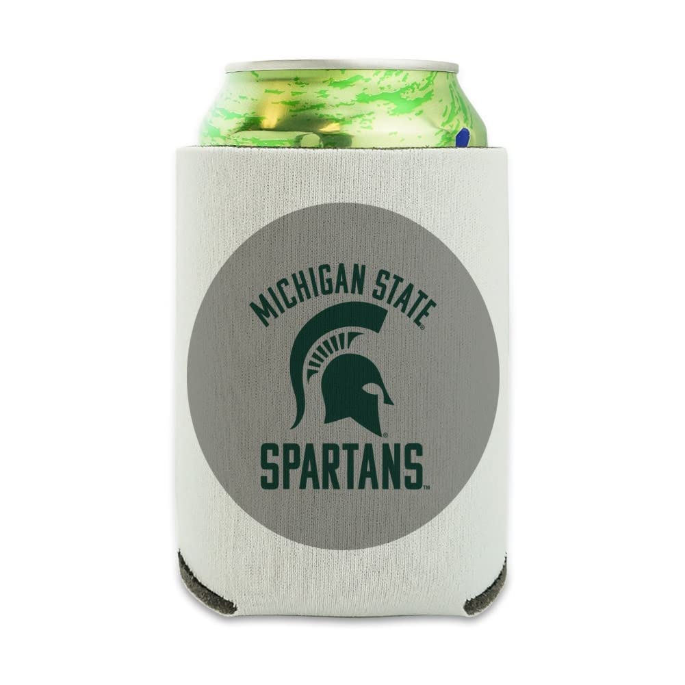 Michigan State Spartans Secondary Can Cooler - Drink Sleeve Hugger Collapsible Insulator - Beverage Insulated Holder