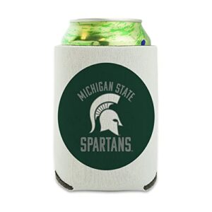 michigan state spartans can cooler - drink sleeve hugger collapsible insulator - beverage insulated holder