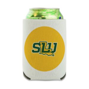 southeastern louisiana university secondary logo can cooler - drink sleeve hugger collapsible insulator - beverage insulated holder
