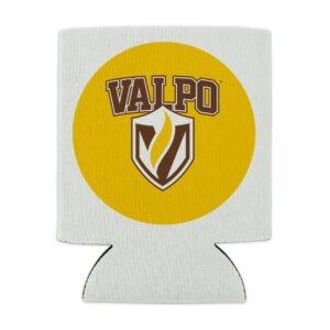 Valparaiso University Primary Logo Can Cooler - Drink Sleeve Hugger Collapsible Insulator - Beverage Insulated Holder