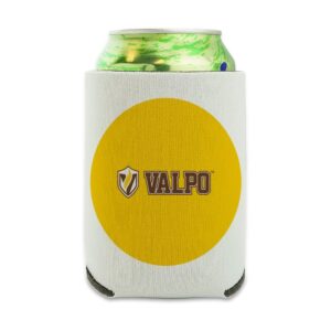 valparaiso university secondary logo can cooler - drink sleeve hugger collapsible insulator - beverage insulated holder