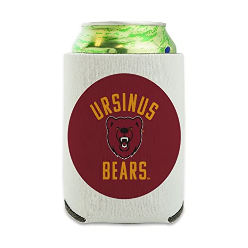 Ursinus College Bears Logo Can Cooler - Drink Sleeve Hugger Collapsible Insulator - Beverage Insulated Holder