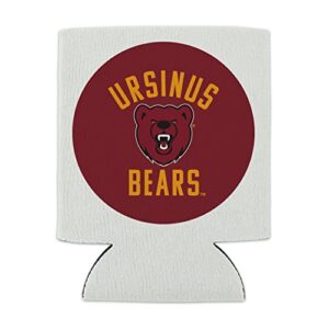 Ursinus College Bears Logo Can Cooler - Drink Sleeve Hugger Collapsible Insulator - Beverage Insulated Holder