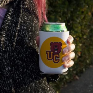 Ursinus College Secondary Logo Can Cooler - Drink Sleeve Hugger Collapsible Insulator - Beverage Insulated Holder