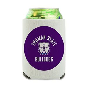 truman state university bulldogs logo can cooler - drink sleeve hugger collapsible insulator - beverage insulated holder
