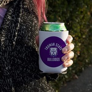 Truman State University Bulldogs Logo Can Cooler - Drink Sleeve Hugger Collapsible Insulator - Beverage Insulated Holder