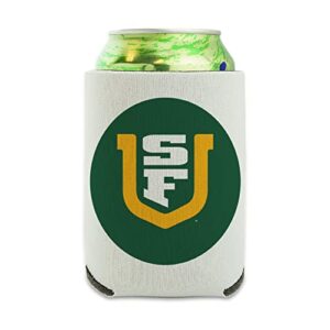 university of san francisco primary logo can cooler - drink sleeve hugger collapsible insulator - beverage insulated holder
