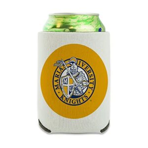 marian university secondary logo can cooler - drink sleeve hugger collapsible insulator - beverage insulated holder