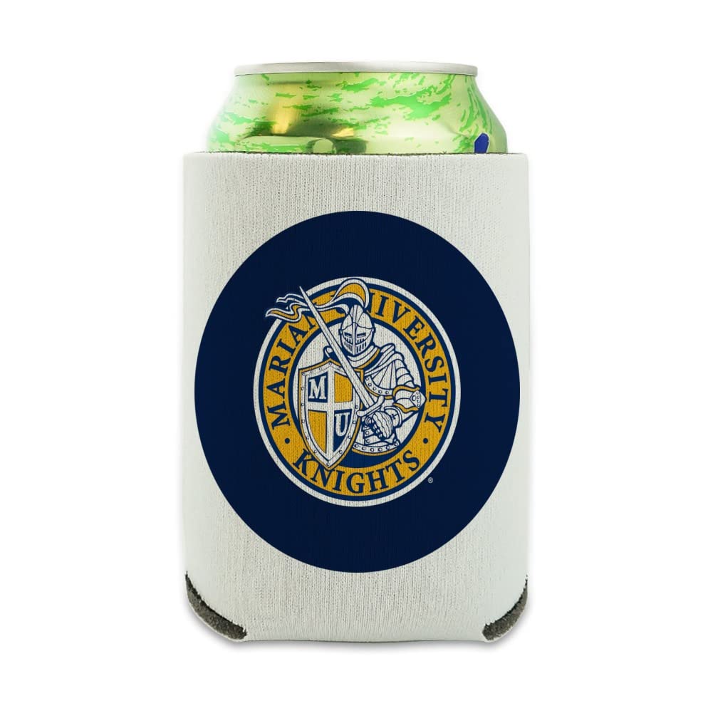 Marian University Primary Logo Can Cooler - Drink Sleeve Hugger Collapsible Insulator - Beverage Insulated Holder