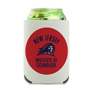 new jersey institute of technology highlanders logo can cooler - drink sleeve hugger collapsible insulator - beverage insulated holder