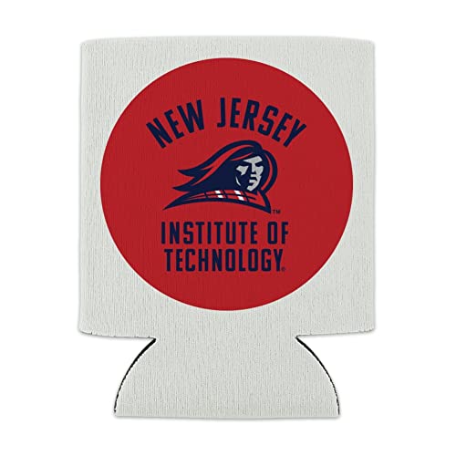 New Jersey Institute of Technology Highlanders Logo Can Cooler - Drink Sleeve Hugger Collapsible Insulator - Beverage Insulated Holder