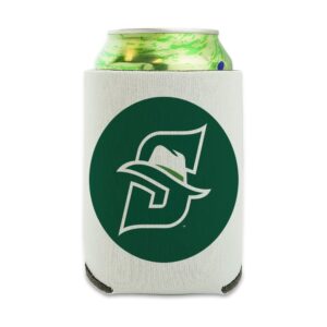 stetson university primary logo can cooler - drink sleeve hugger collapsible insulator - beverage insulated holder