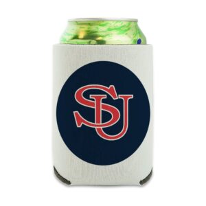 shippensburg university secondary logo can cooler - drink sleeve hugger collapsible insulator - beverage insulated holder