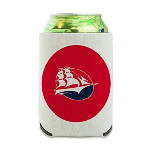 shippensburg university primary logo can cooler - drink sleeve hugger collapsible insulator - beverage insulated holder