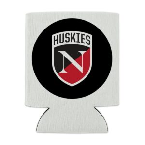 Northeastern University Secondary Logo Can Cooler - Drink Sleeve Hugger Collapsible Insulator - Beverage Insulated Holder