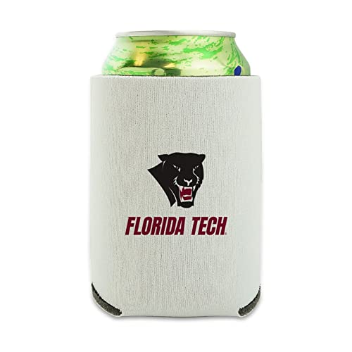 Florida Institute of Technology Secondary Logo Can Cooler - Drink Sleeve Hugger Collapsible Insulator - Beverage Insulated Holder