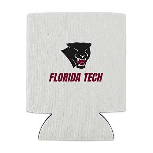 Florida Institute of Technology Secondary Logo Can Cooler - Drink Sleeve Hugger Collapsible Insulator - Beverage Insulated Holder