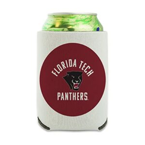 florida institute of technology panthers logo can cooler - drink sleeve hugger collapsible insulator - beverage insulated holder