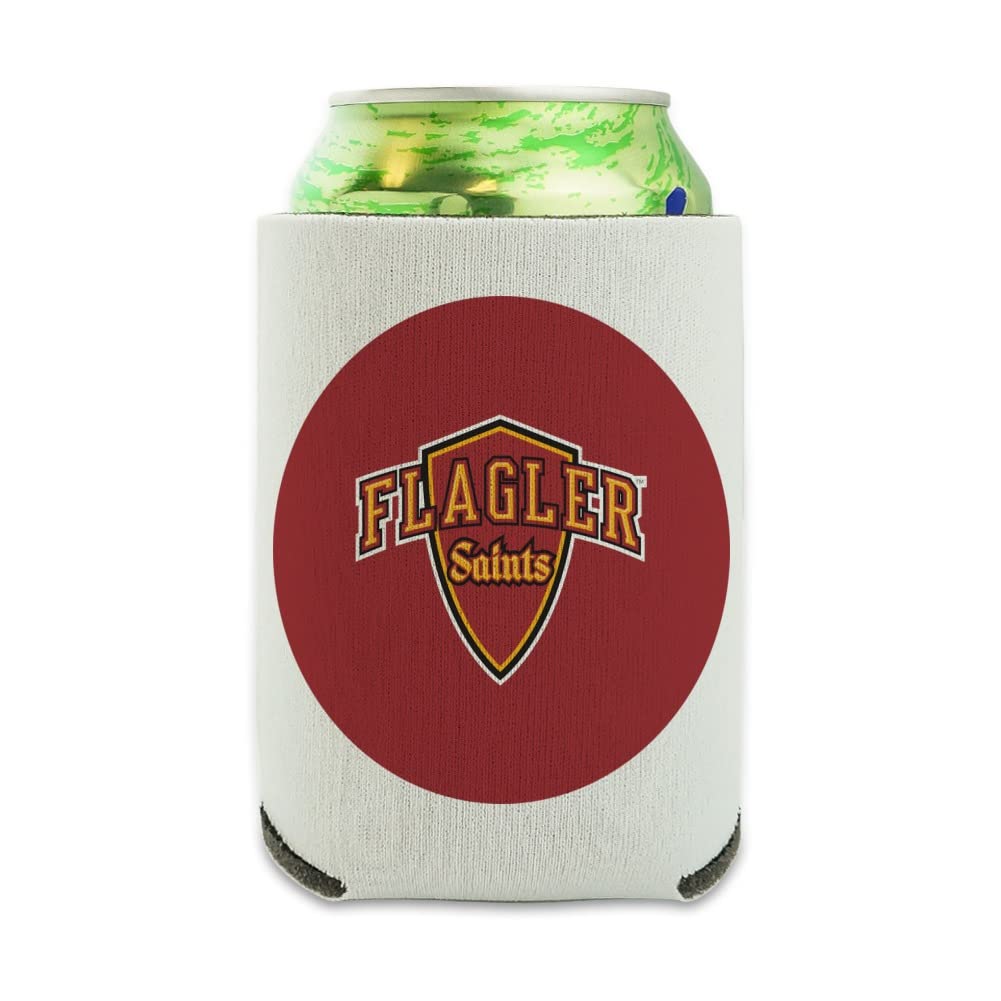 Flagler College Primary Logo Can Cooler - Drink Sleeve Hugger Collapsible Insulator - Beverage Insulated Holder