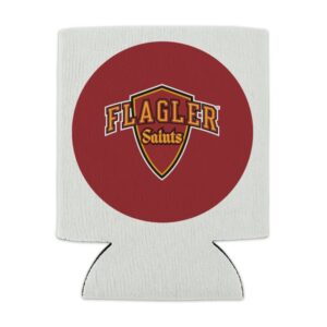 Flagler College Primary Logo Can Cooler - Drink Sleeve Hugger Collapsible Insulator - Beverage Insulated Holder