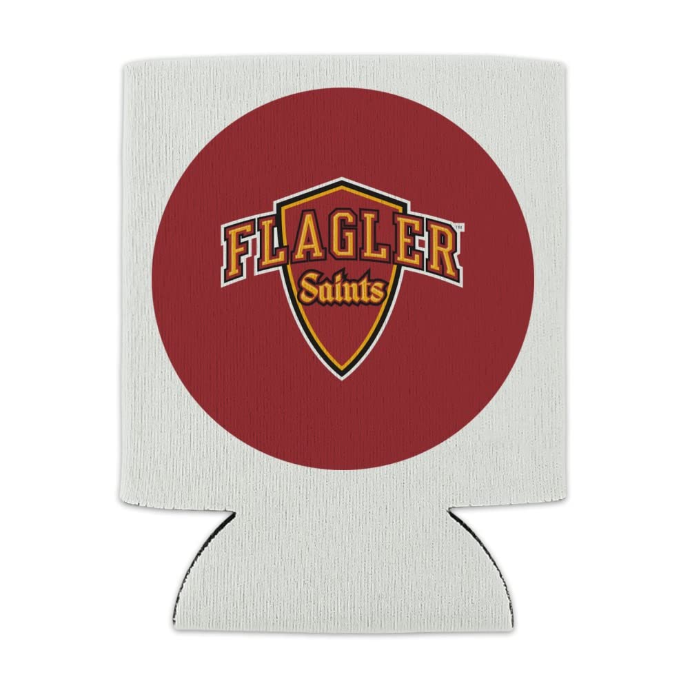 Flagler College Primary Logo Can Cooler - Drink Sleeve Hugger Collapsible Insulator - Beverage Insulated Holder