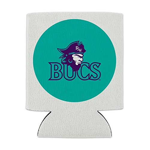 Florida Southwestern State College Secondary Logo Can Cooler - Drink Sleeve Hugger Collapsible Insulator - Beverage Insulated Holder