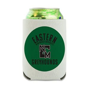 eastern new mexico university greyhounds logo can cooler - drink sleeve hugger collapsible insulator - beverage insulated holder