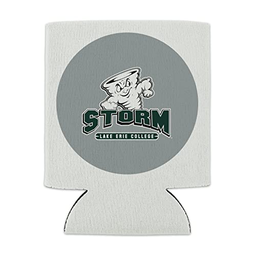 Lake Erie College Primary Logo Can Cooler - Drink Sleeve Hugger Collapsible Insulator - Beverage Insulated Holder
