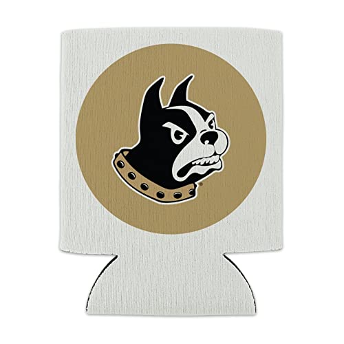 Wofford College Primary Logo Can Cooler - Drink Sleeve Hugger Collapsible Insulator - Beverage Insulated Holder