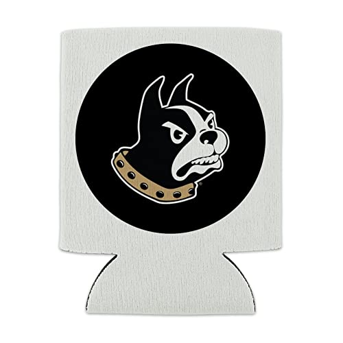 Wofford College Secondary Logo Can Cooler - Drink Sleeve Hugger Collapsible Insulator - Beverage Insulated Holder