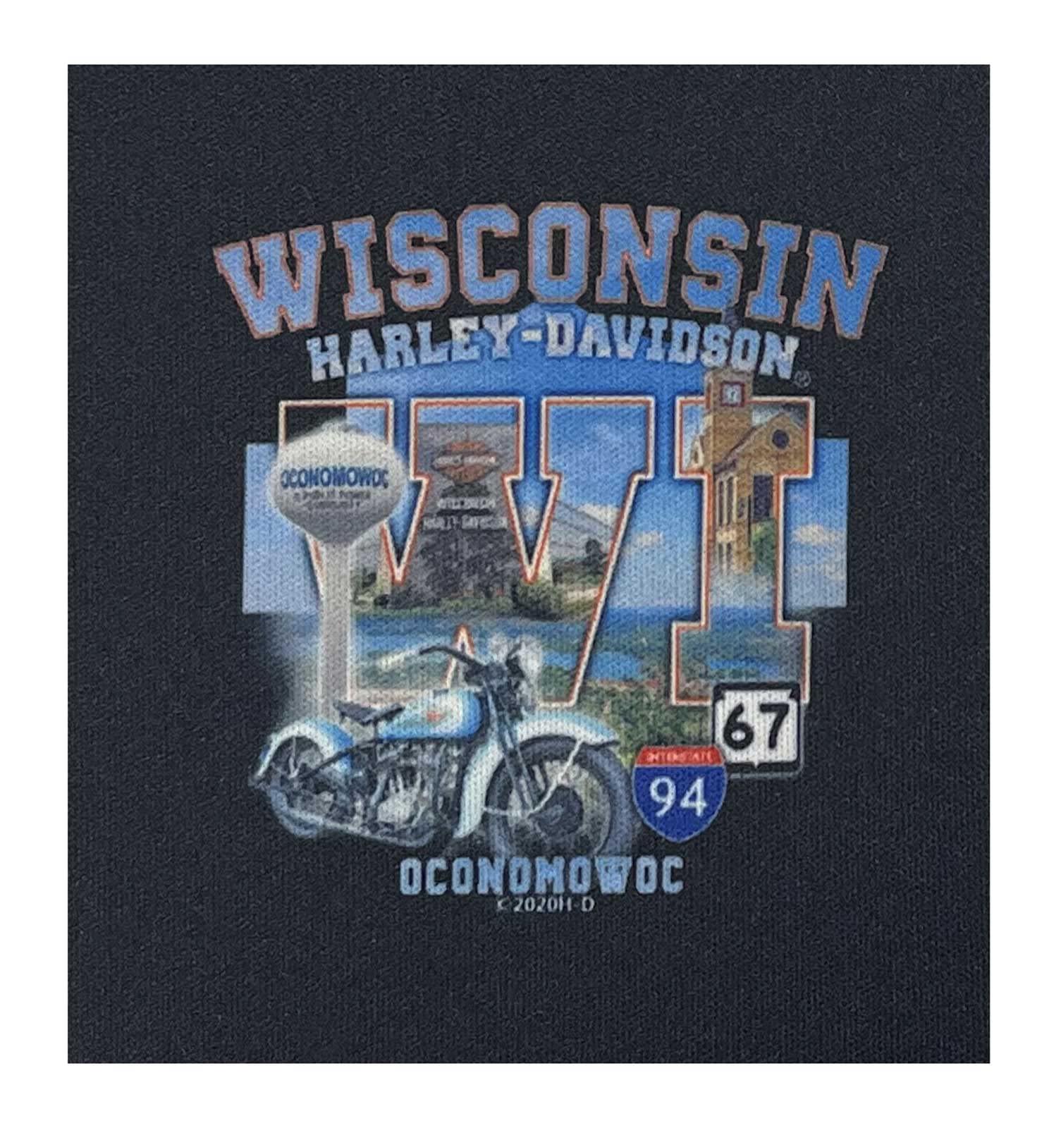 Harley-Davidson Custom Wisconsin Harley-Davidson Neoprene Flat Can Wrap - Black