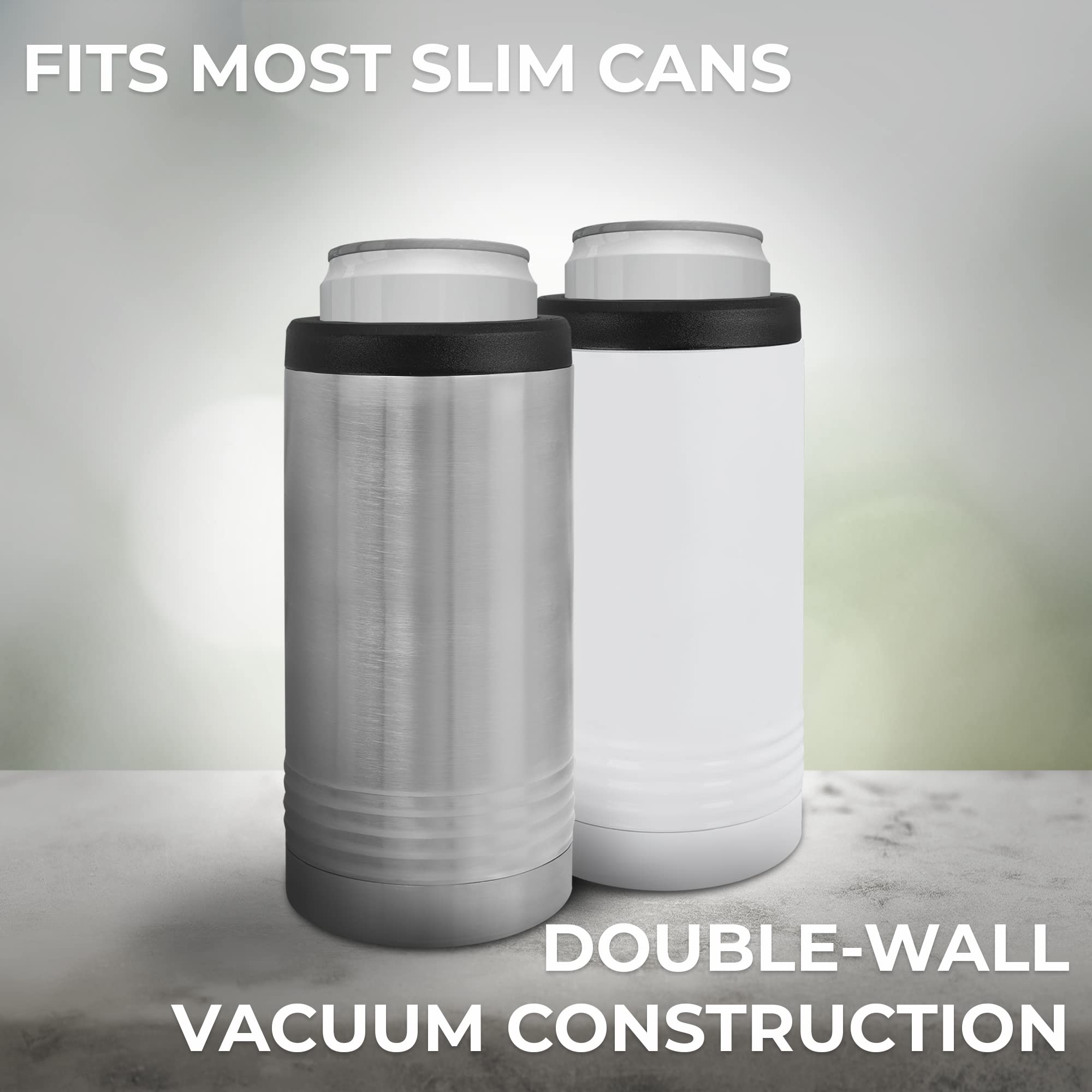 Personalized Slim Can Cooler | Skinny Can Cooler | Slim Can Cooler | Can Cooler | Seltzer Slim Can | Hard Seltzer Cooler