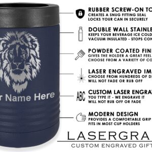 LaserGram Double Wall Insulated Beverage Can Holder, CNA Certified Nurse Assistant, Personalized Engraving Included (Standard Can, Navy Blue)