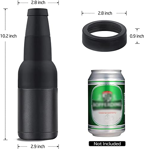 Stainless Steel Double Wall Vacuum Insulated Can Cooler with Bottle Opener for 12oz Bottles Cans