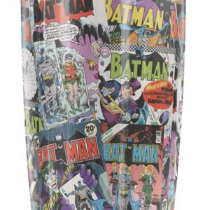 Batman Comic Covers Stainless Steel Tumbler 20 oz Coffee Travel Mug/Cup, Vacuum Insulated & Double Wall with Leakproof Sliding Lid